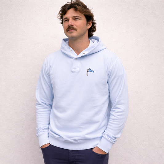 Frost Delay Hoodie - Chambray